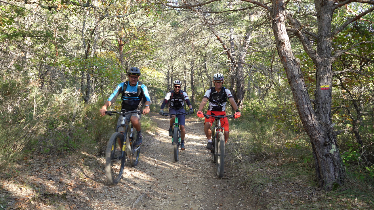 Photo Site VTT FFC - Provence Verdon - Circuit 40 - Bleu - Régusse