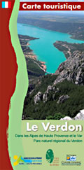 Carte Parc Naturel du Verdon