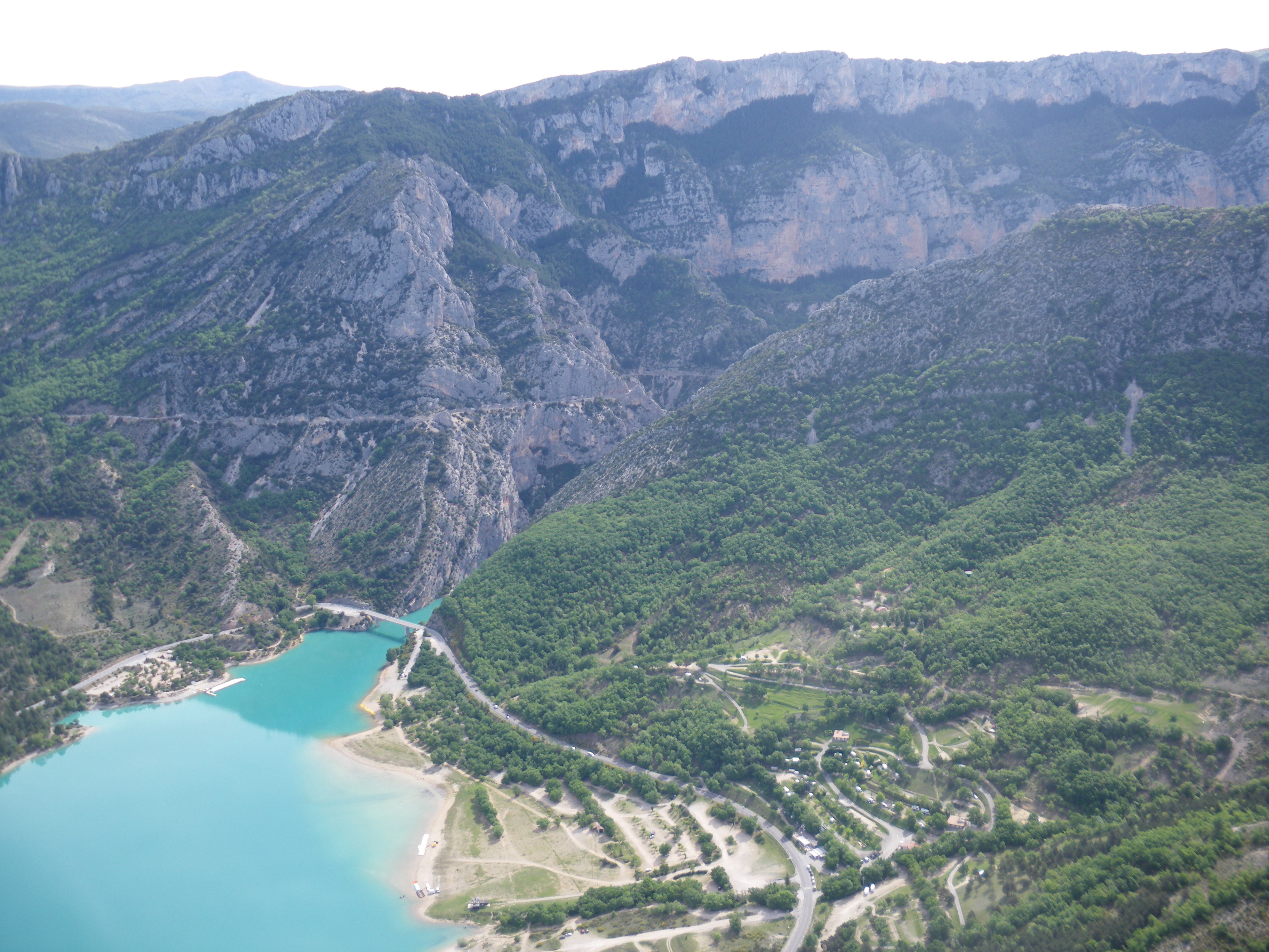 Entrée et pont du Galetas - Gorges du Verdon