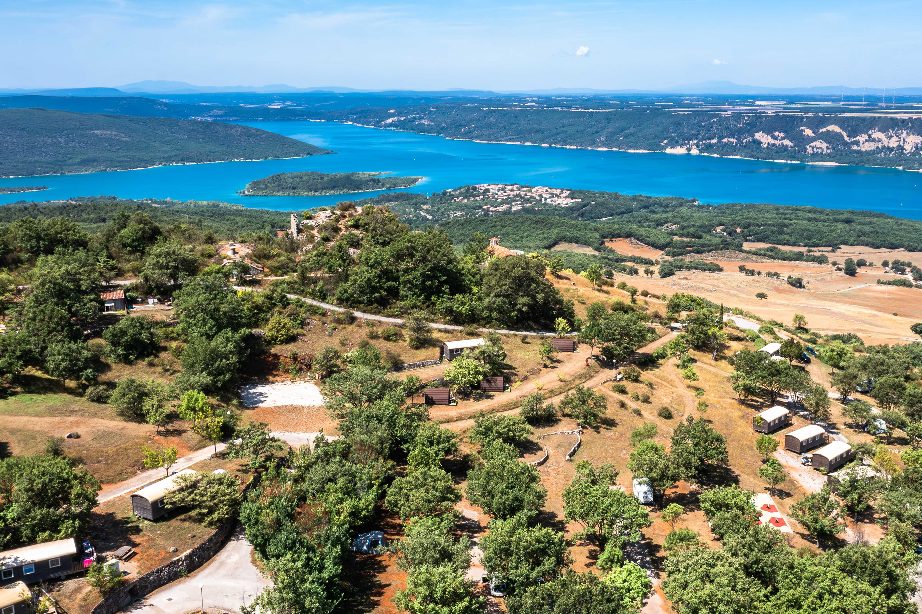 Vue de l'extérieur - Campasun Camping de l'Aigle