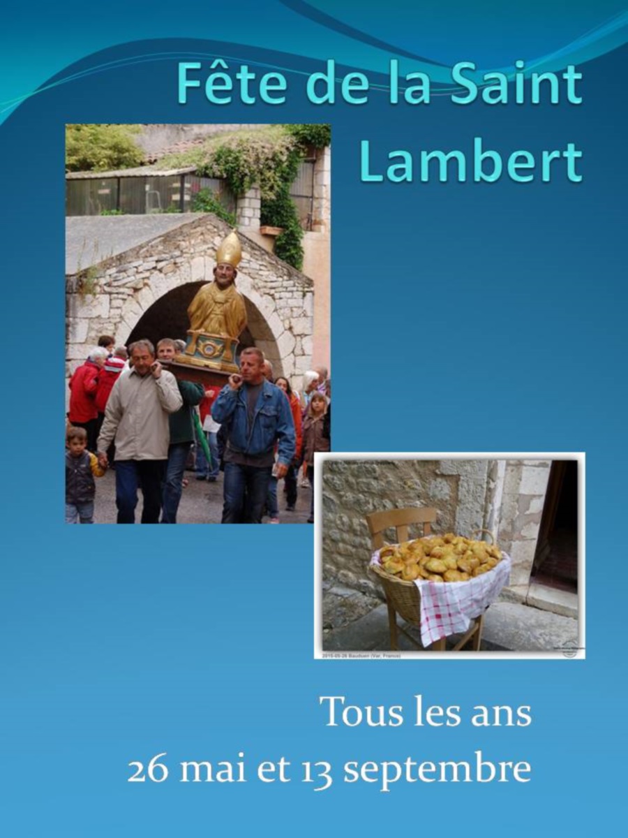 Dates - Fête de la Saint Lambert
