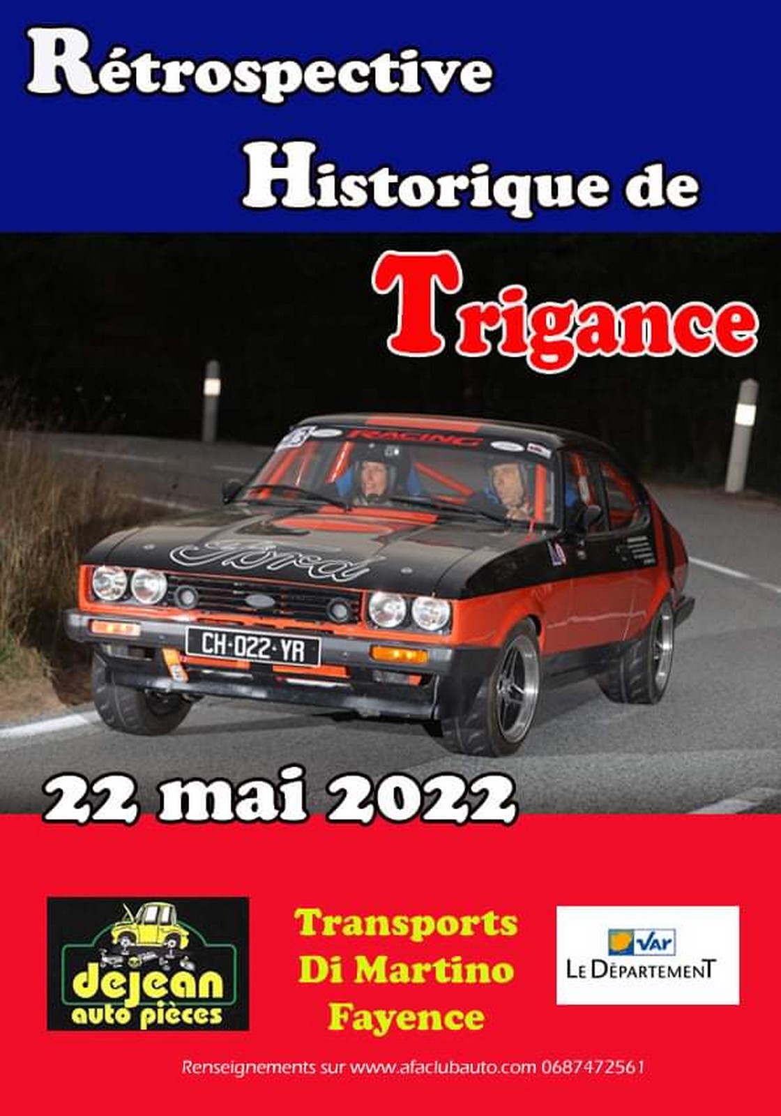 Affiche édition 2022 - Rétrospective historique de Trigance