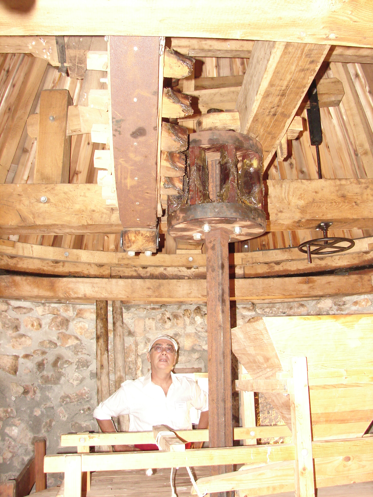 Intérieur du moulin - Les amis des Moulins