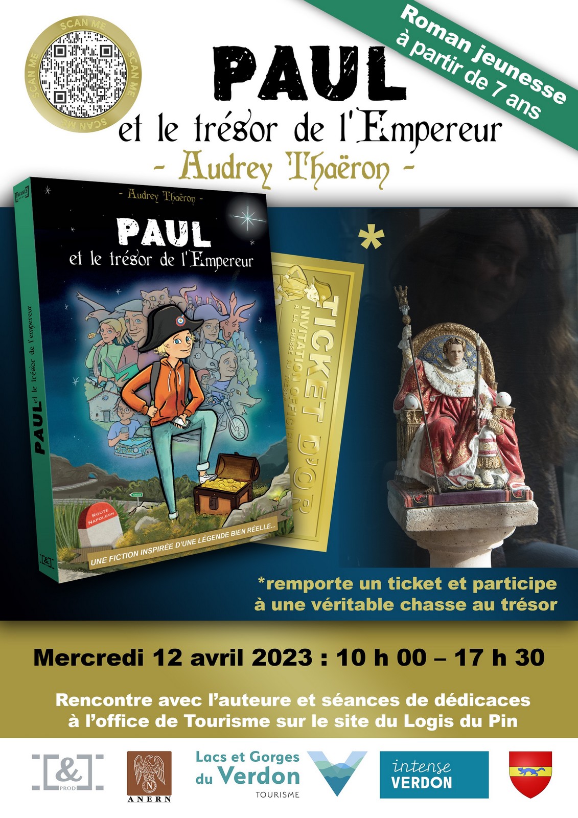 Affiche Avril 2023 - Paul et le Trésor de l'Empereur