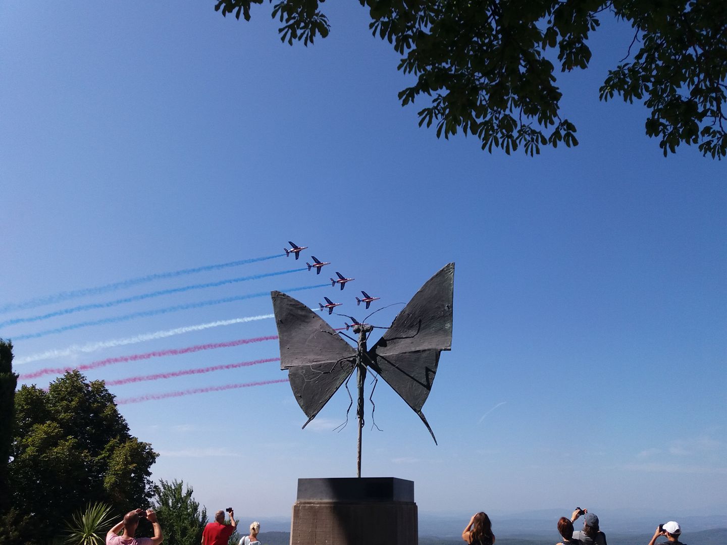 le Flambé et la patrouille de France - Sculpture de Bernard Buffet