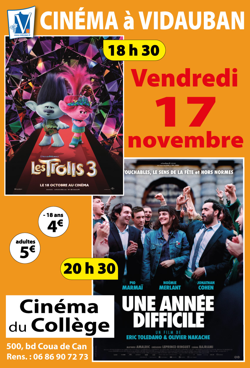 2 films à l'affiche - Cinéma  Vidauban