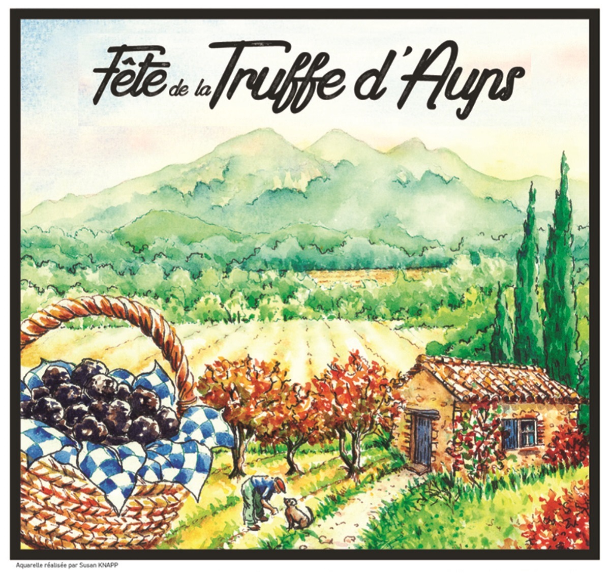 Affiche - Fête de la truffe d'Aups