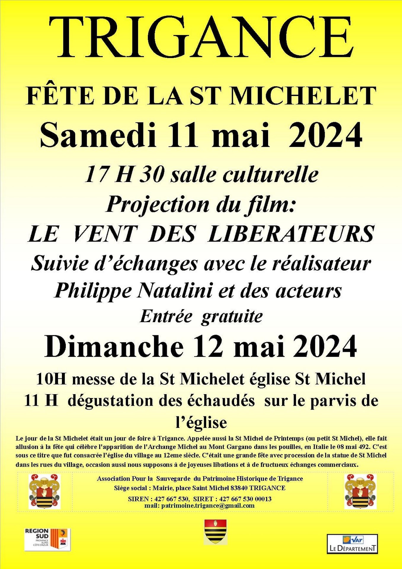 Affiche 2024 - Fête de la St Michelet