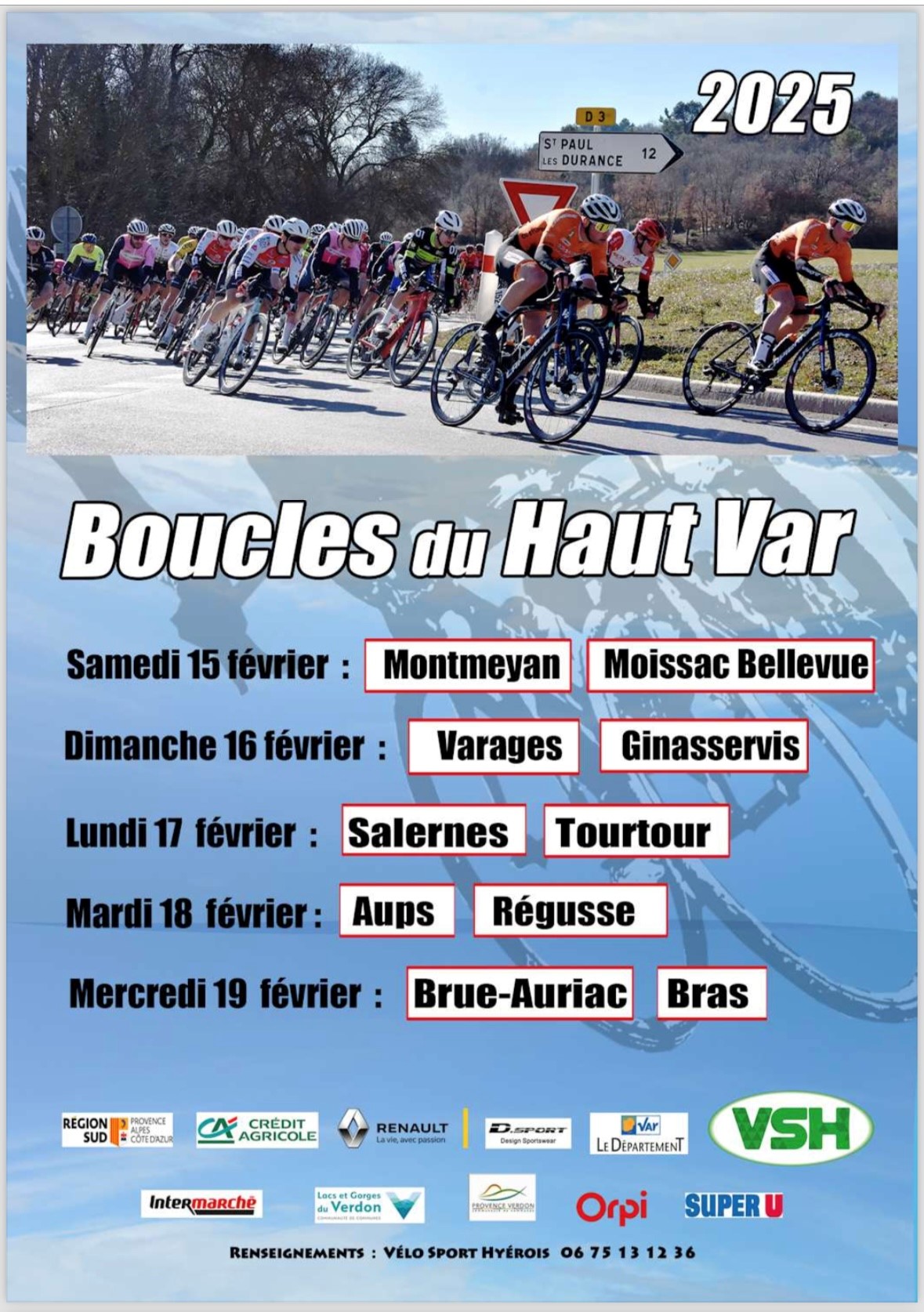 Affiche 202 - 22 e Boucles du Haut-Var 2024