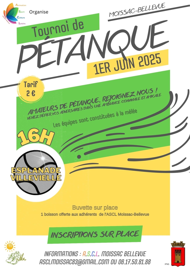 Tournois de pétanque à la mêlée_Moissac-Bellevue