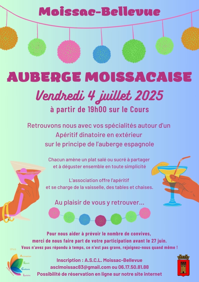 Affiche - Auberge Moissacaise