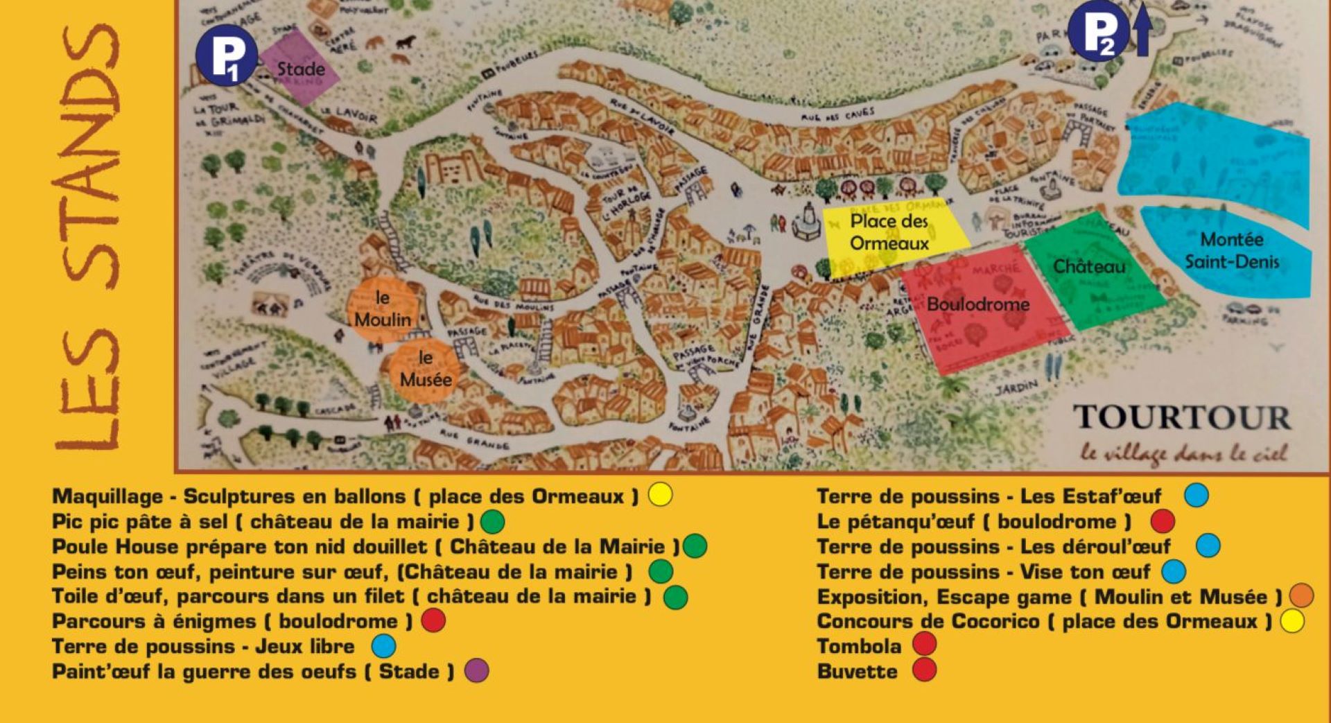 Plan - 32e Fête de l'Oeuf à Tourtour_Tourtour