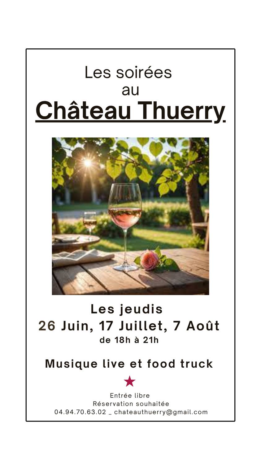 Soirée dégustation au Château Thuerry_Villecroze - Soirée dégustation au Château Thuerry_Villecroze