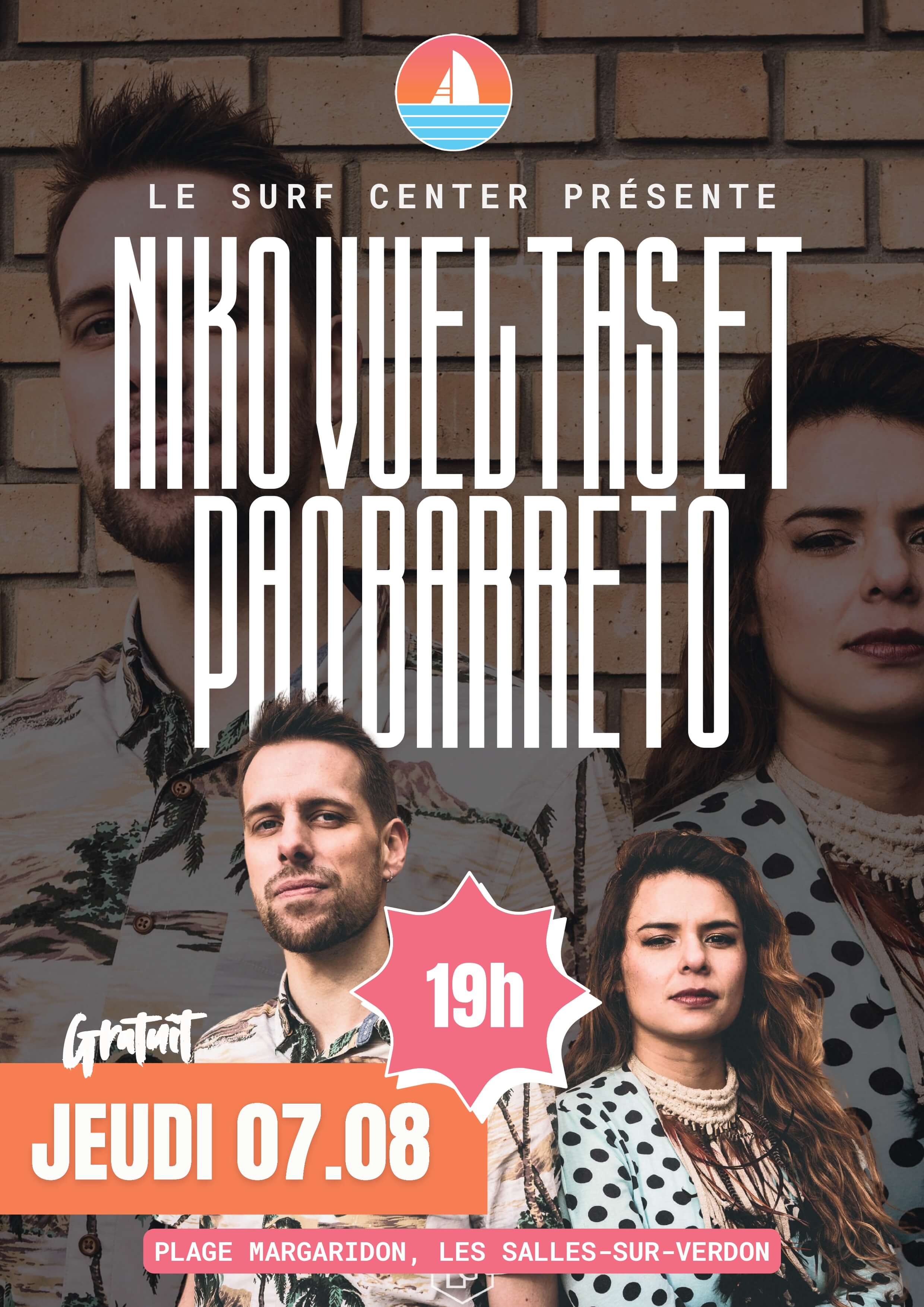 Niko et Pao - Concerts au Surf Center