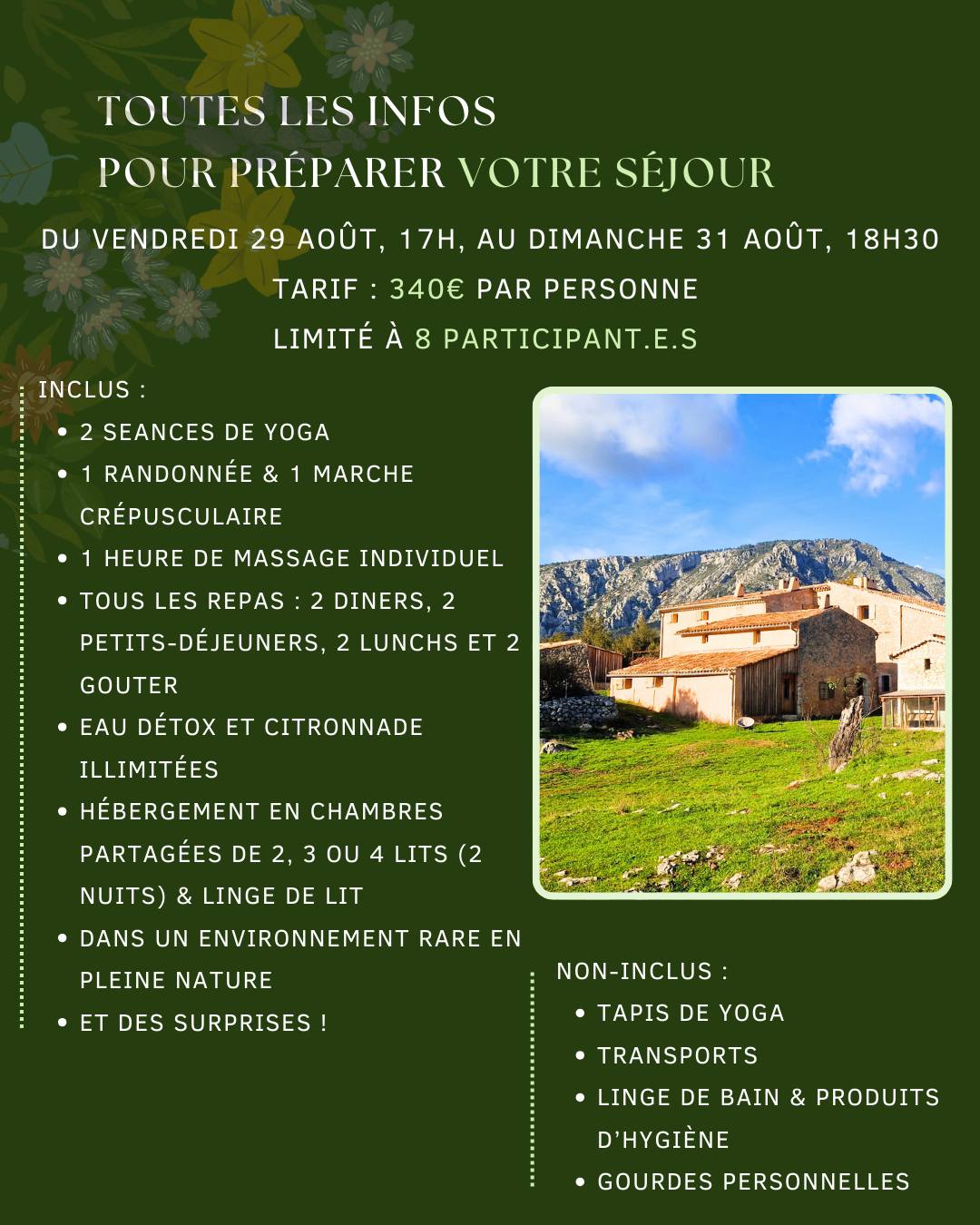 Explications - Retraite yoga et détente_Aiguines