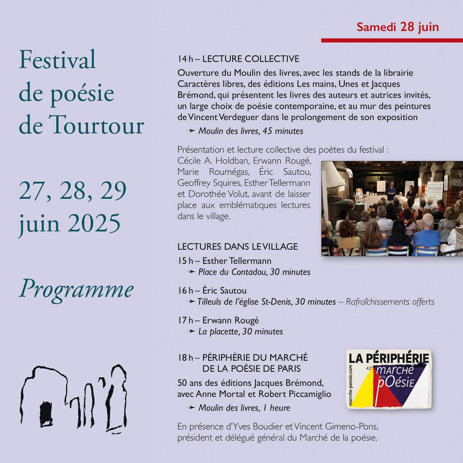 Programme - 3e Festival de Poésie de Tourtour