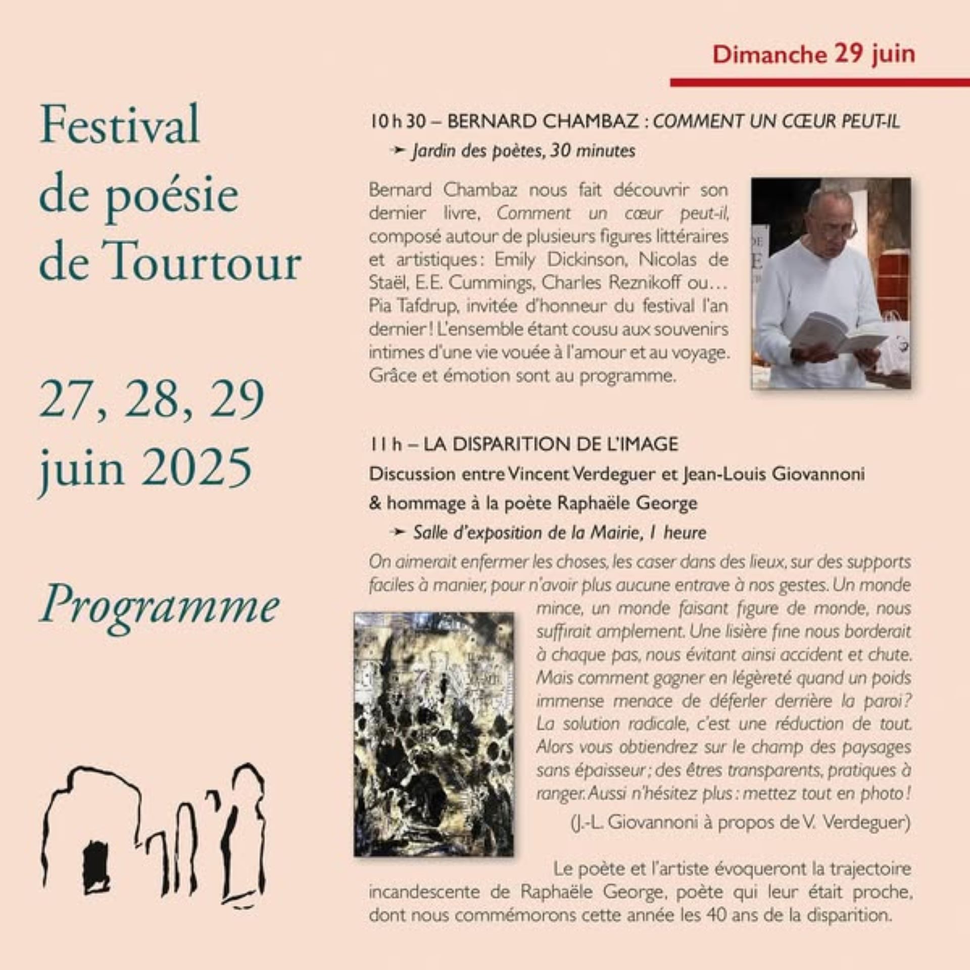 Programme - 3e Festival de Poésie de Tourtour