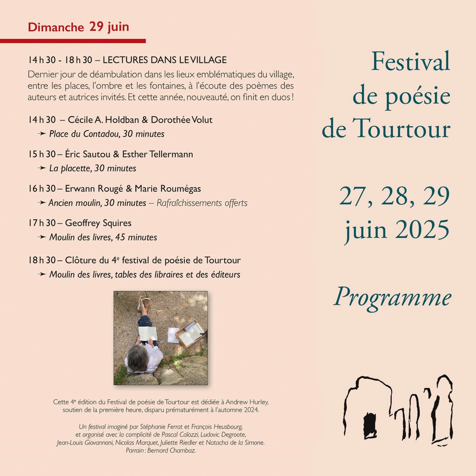 Programme - 3e Festival de Poésie de Tourtour