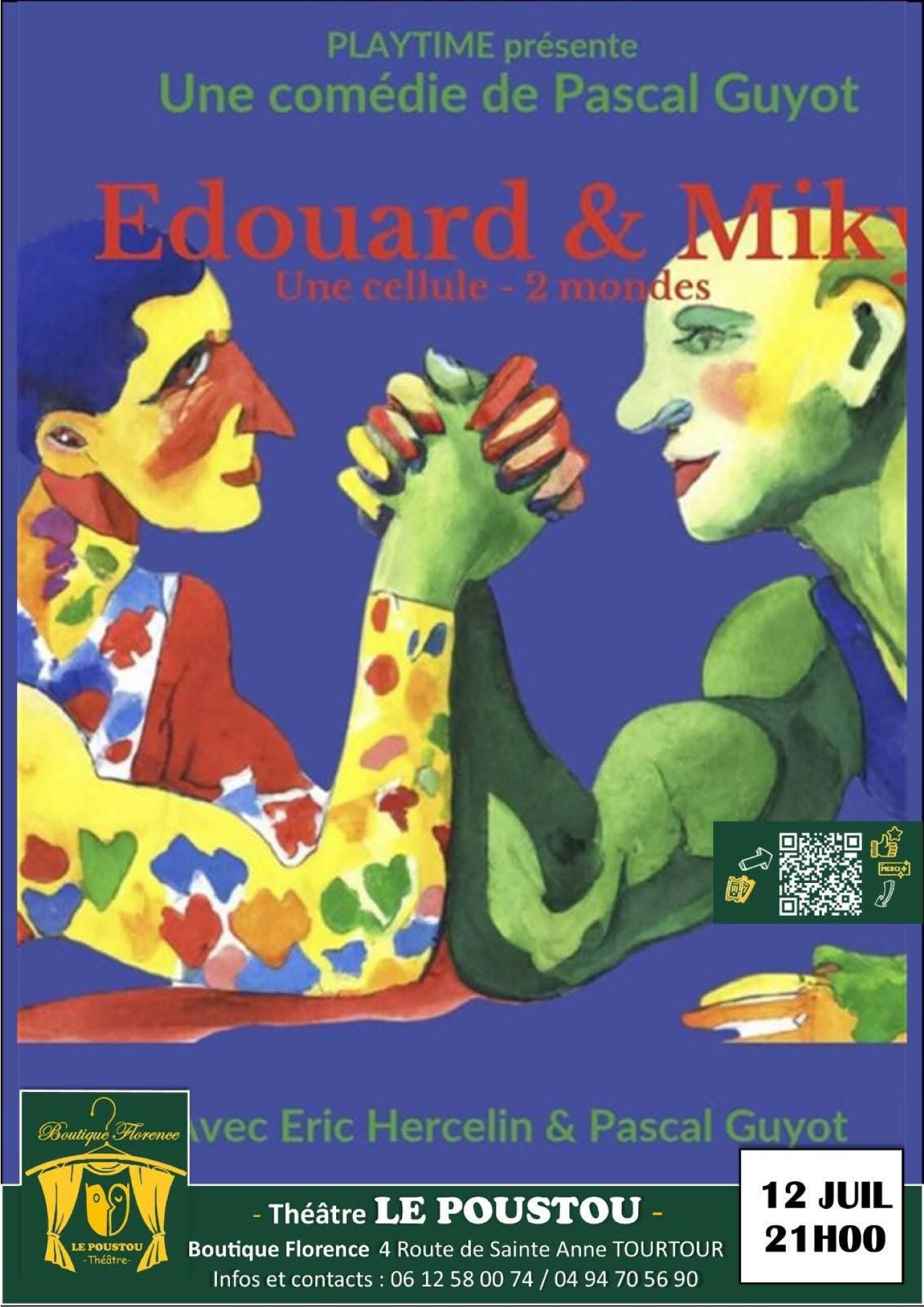 Affiche - Théâtre - Le Poustou - Tourtour