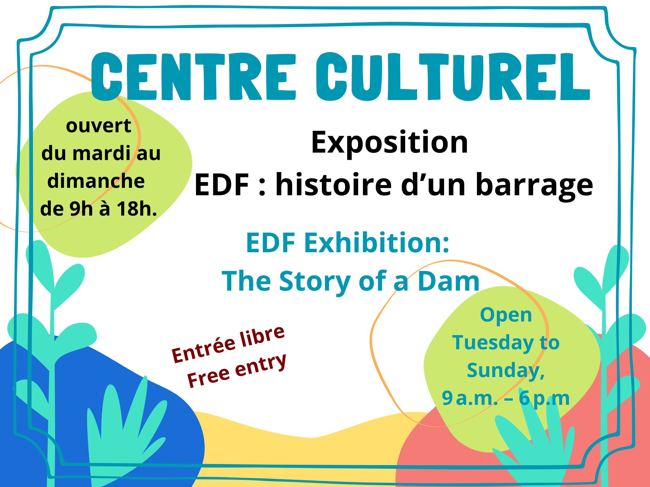 Exposition EDF : du besoin d'eau à la construction du barrage_Bauduen