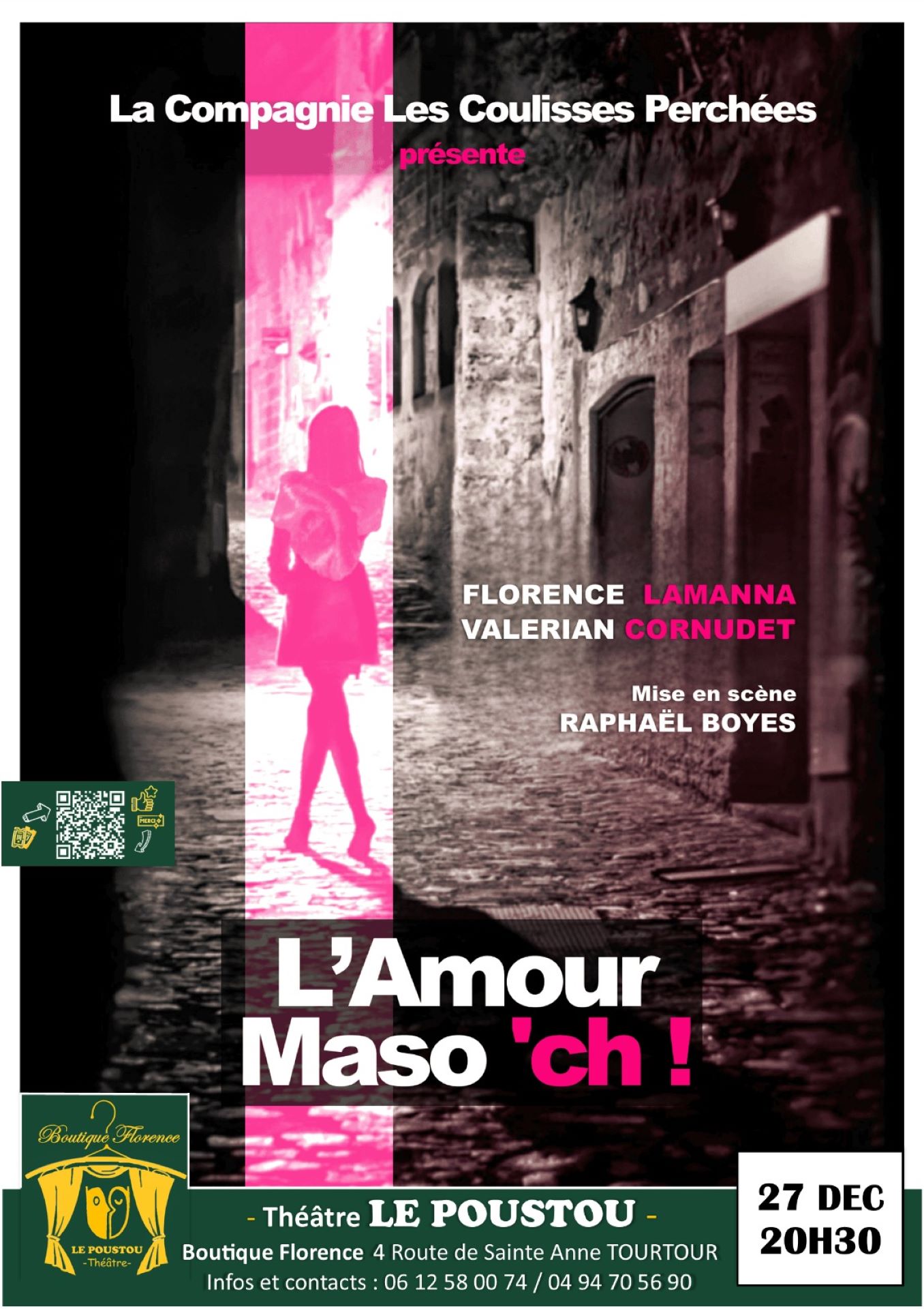 L'Amour Maso'ch ! - Théâtre - Le Poustou - Tourtour