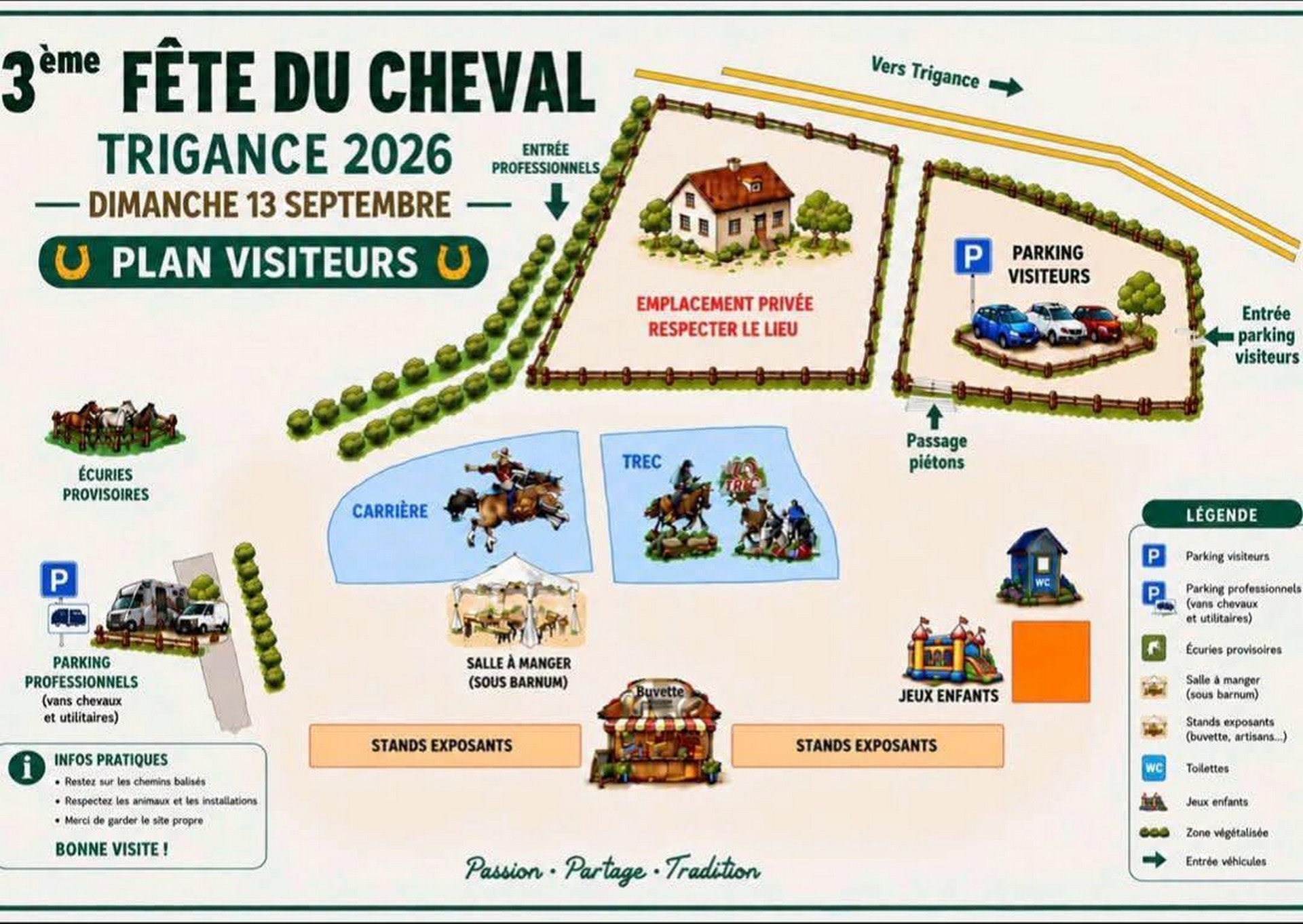 Plan du site - Fête du Cheval_Trigance