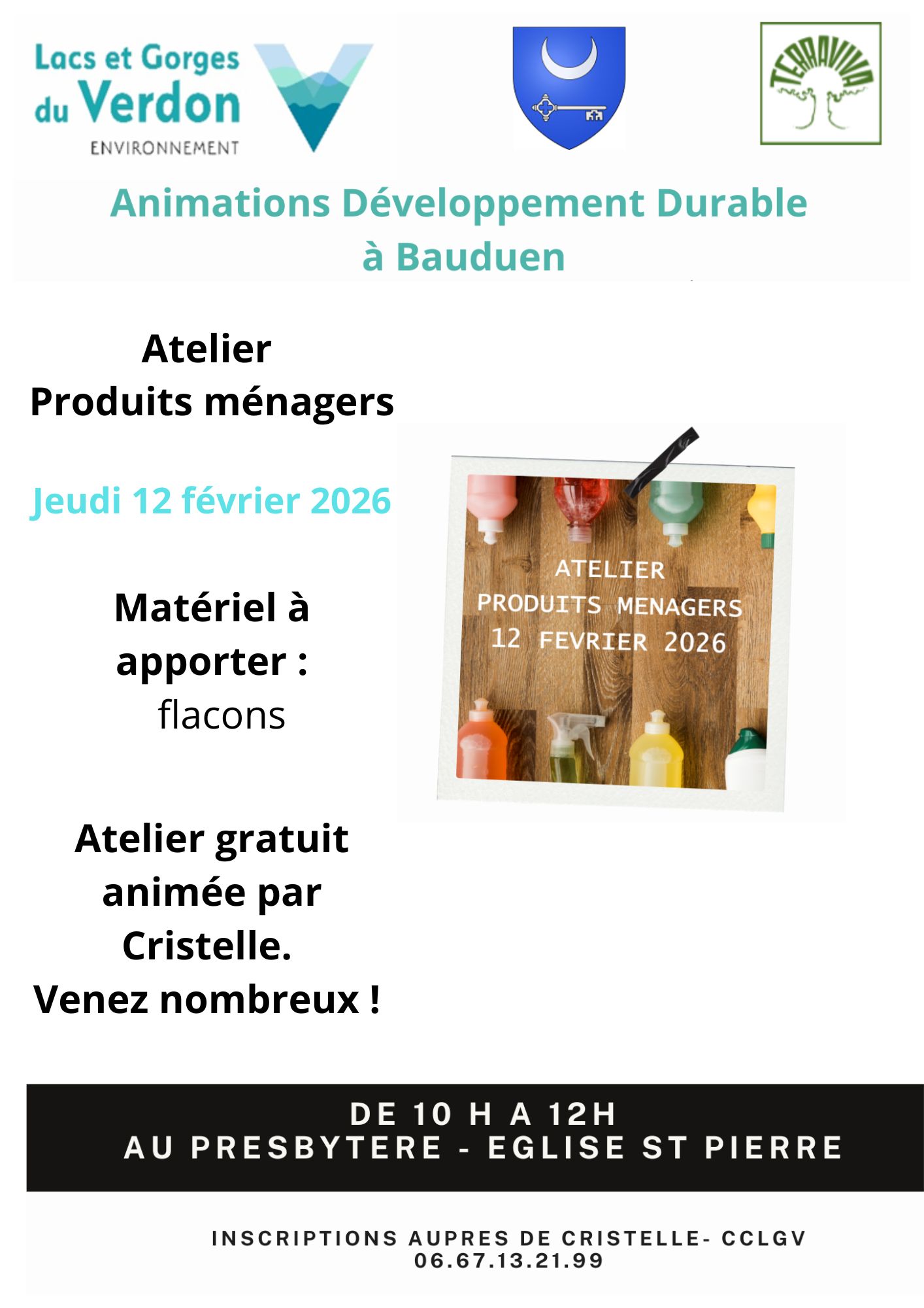 Nettoyage - Animations Développement Durable à Bauduen_Bauduen