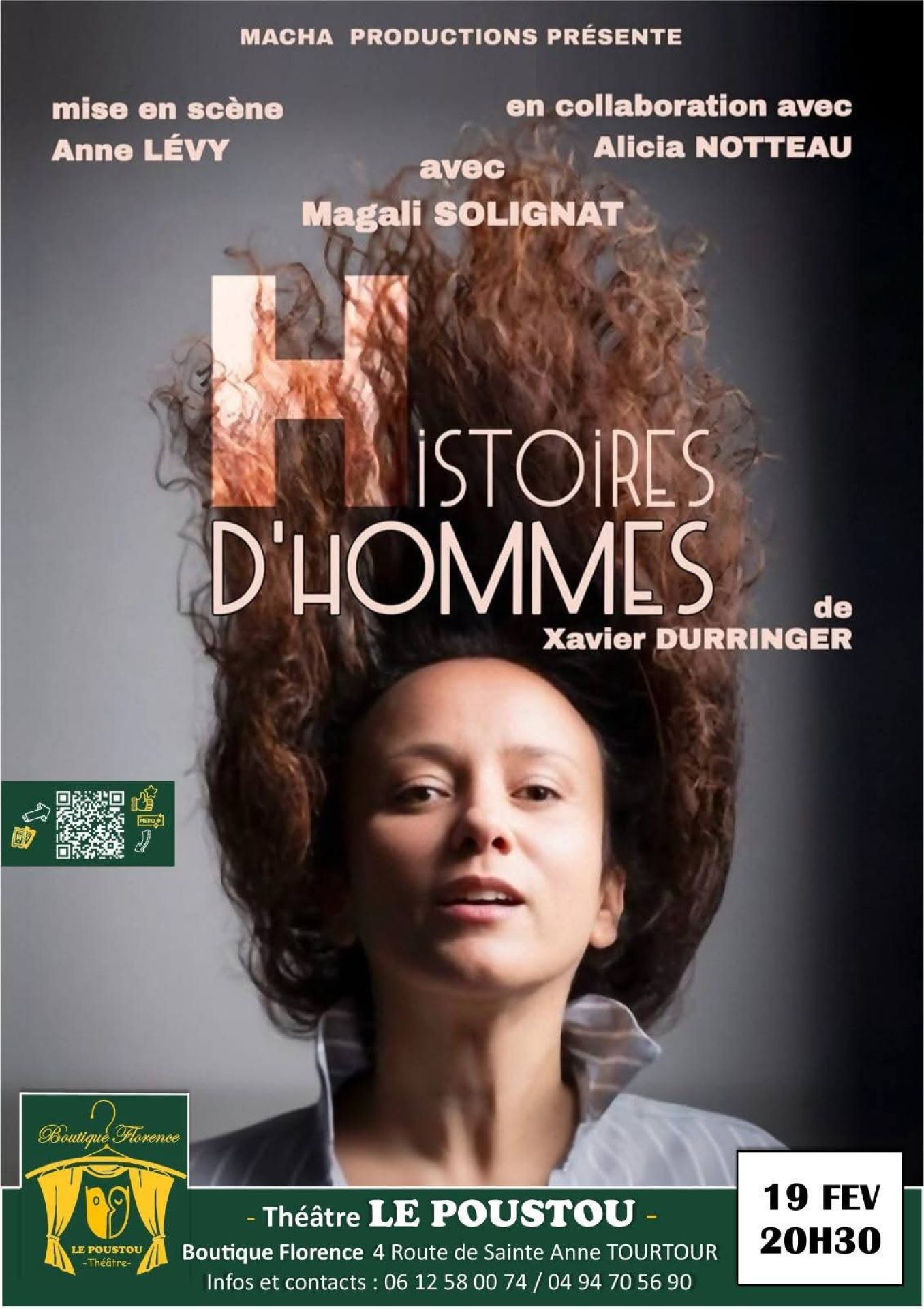 Histoires d'hommes - Théâtre - Le Poustou - Tourtour