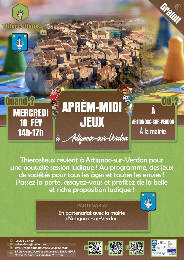 Après-midi jeux à Artignosc - Les animations du Thiercelieux_Aups