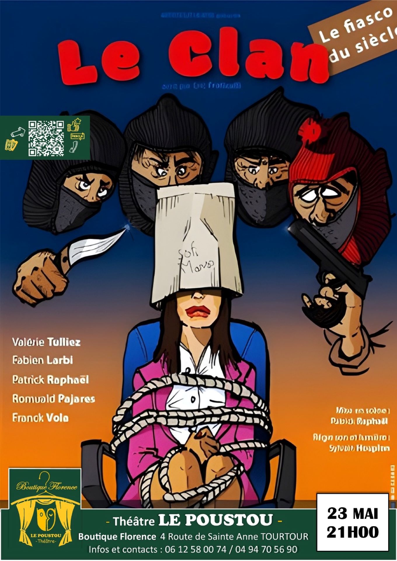 Le clan - Théâtre - Le Poustou - Tourtour