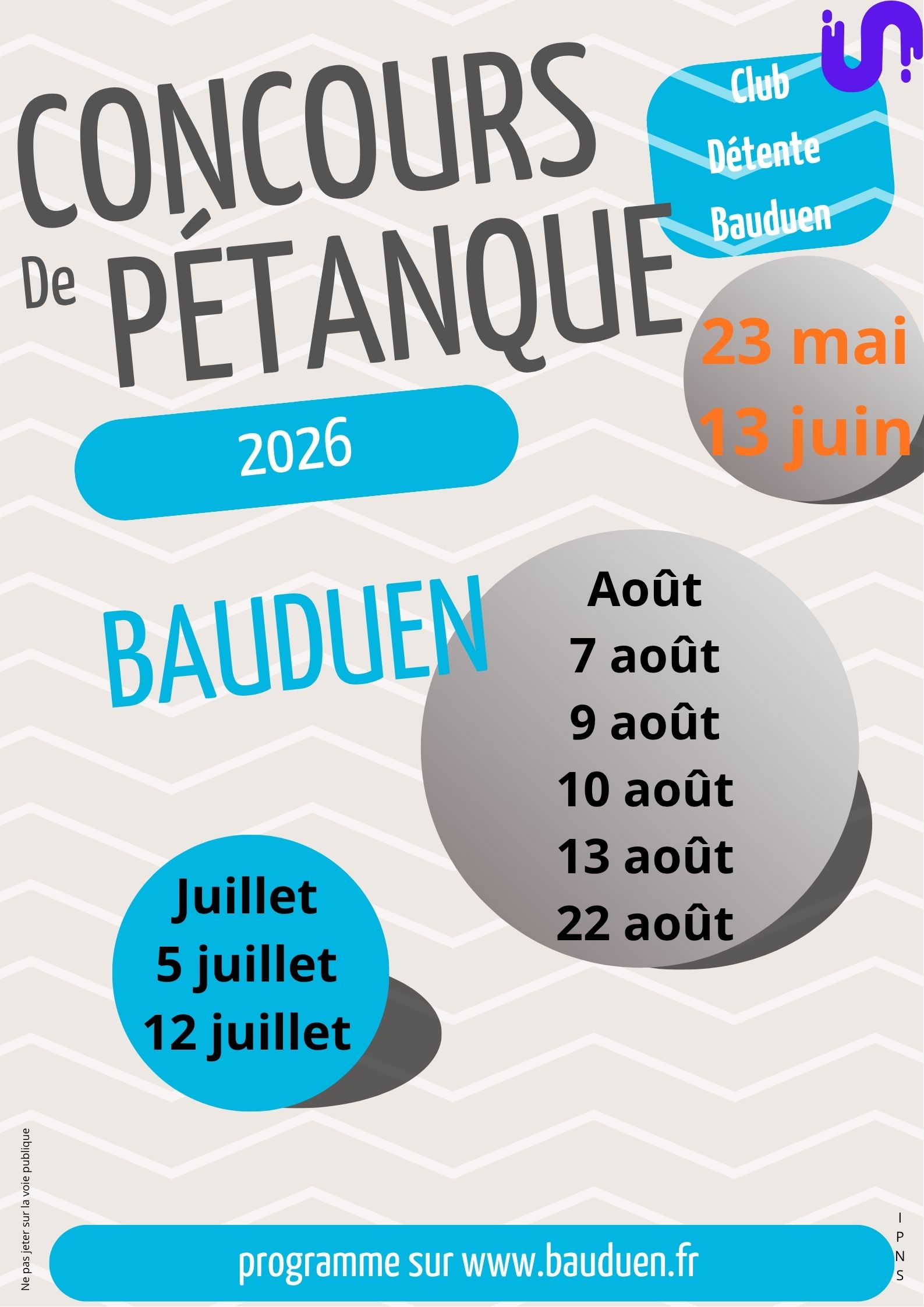 2026 - Concours Boules