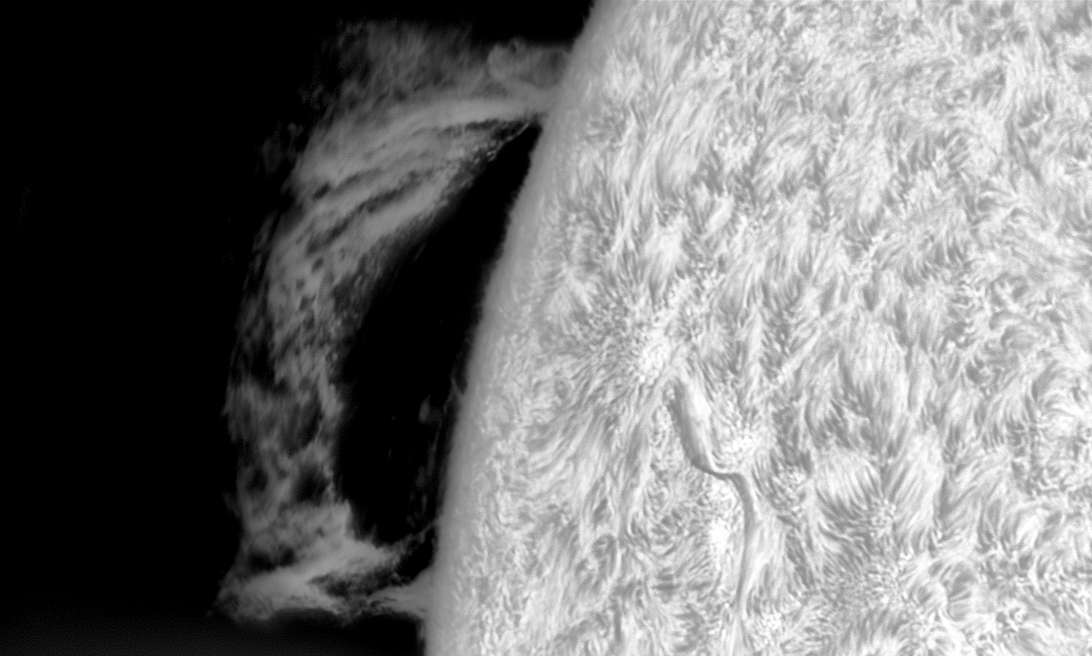 Soleil vu d'un téléscope - Journées solaires avec Astro Evasion