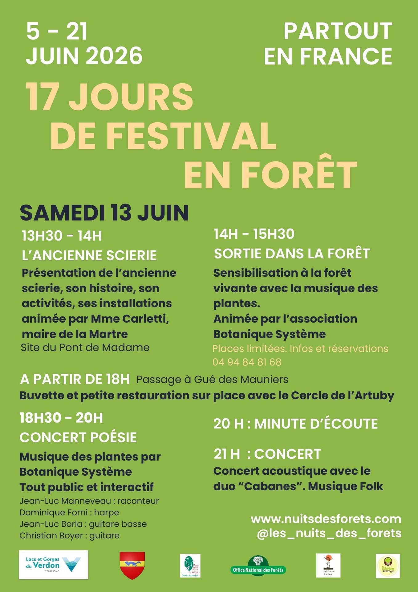 Programme de l'après midi 20256 - Nuits des Forêts : Forêt du Brouis_La Martre