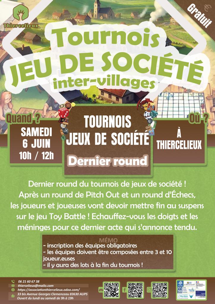 Tournois de jeux de société - Les animations du Thiercelieux_Aups