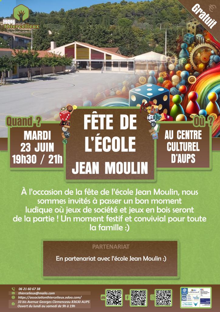 Fête de l'école - Les animations du Thiercelieux_Aups