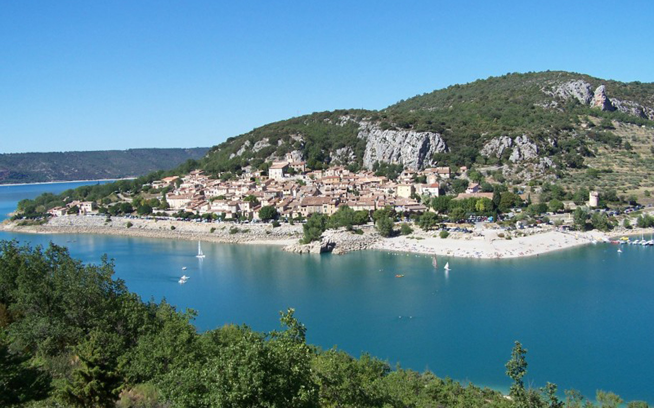 Bauduen, le port du haut-var - Bauduen