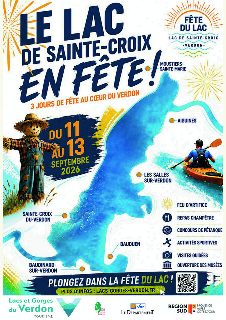 Affiche - Bauduen fête le lac de Sainte-Croix_Bauduen