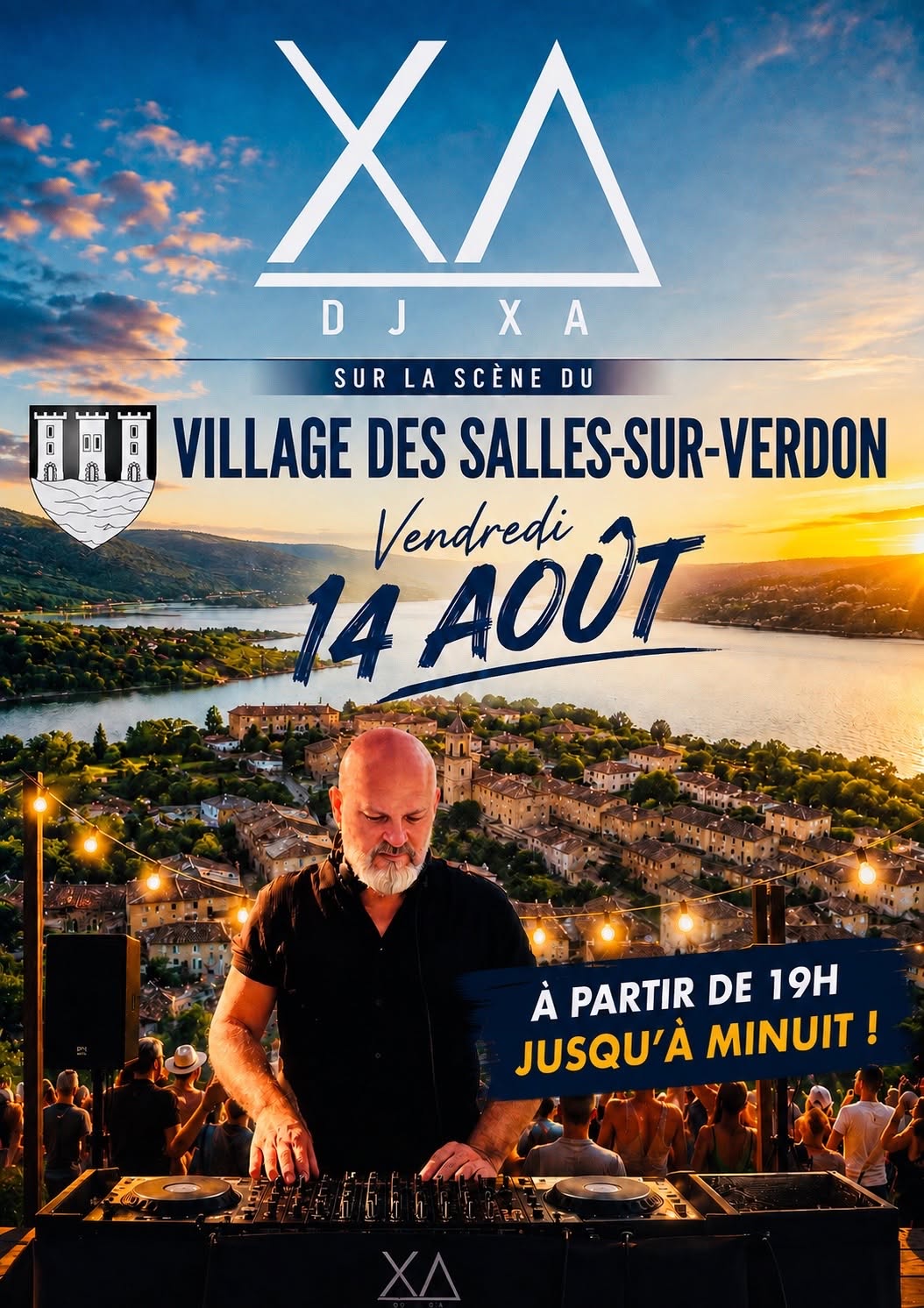 Soirée DJ XA_Les Salles-sur-Verdon