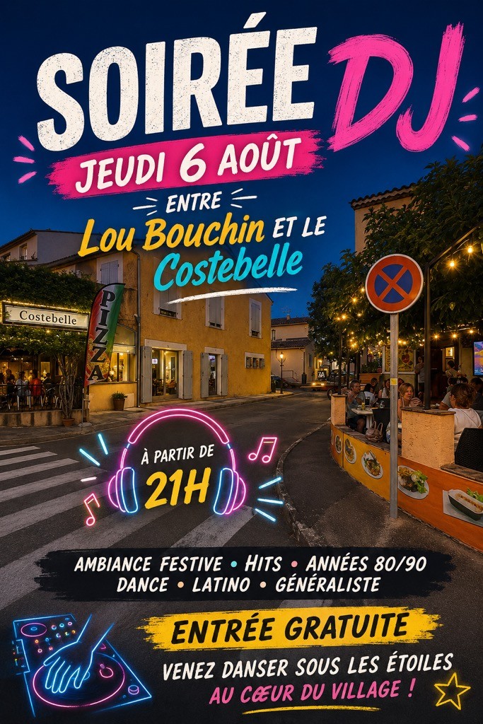 Soirée DJ_Les Salles-sur-Verdon
