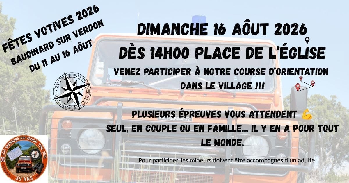 Course d'orientation_Baudinard-sur-Verdon