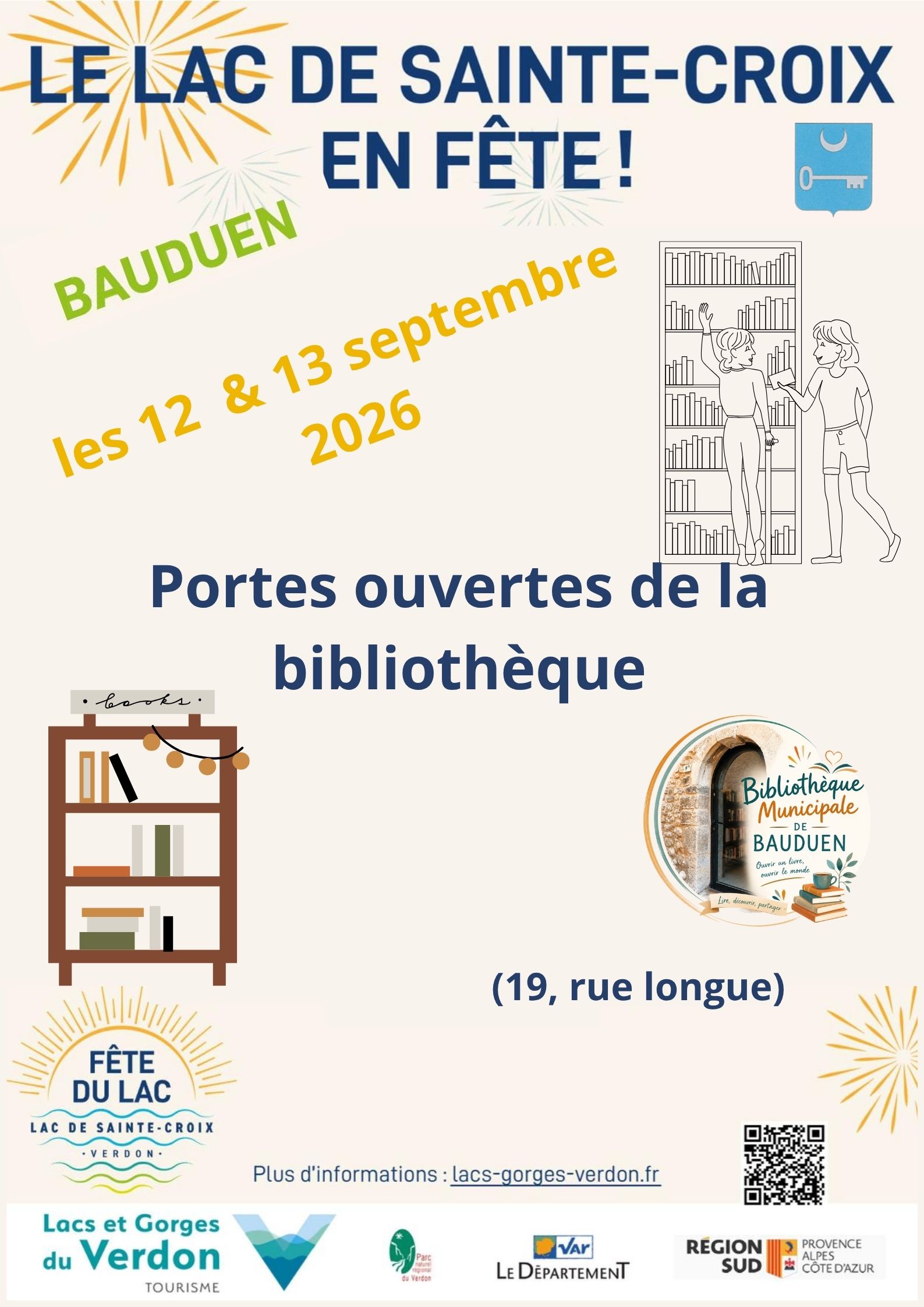 Fête du lac de Sainte Croix - Animation à la bibliothèque de Bauduen_Bauduen