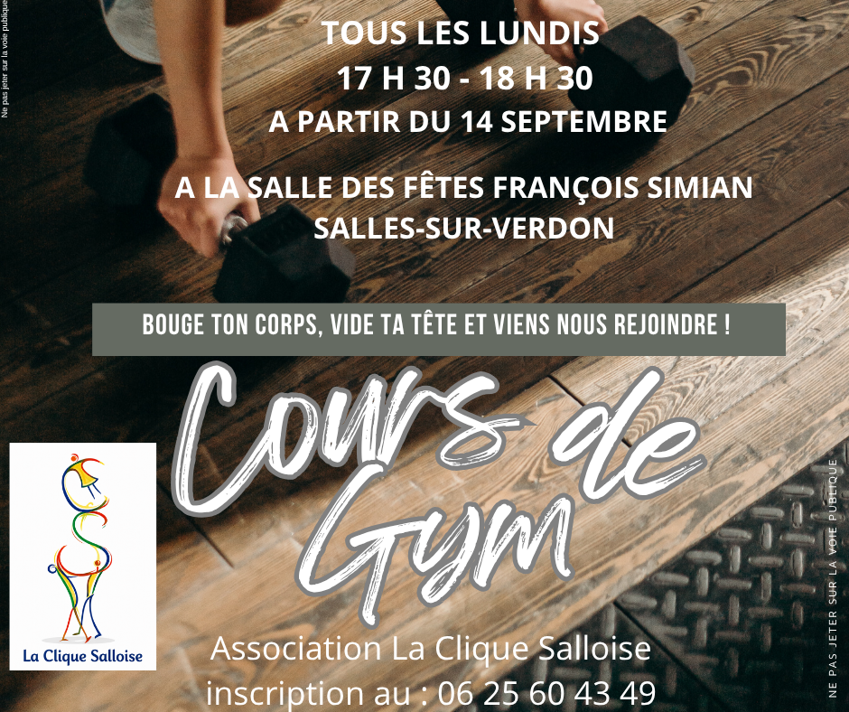 Gym - Activités de la Clique Salloise