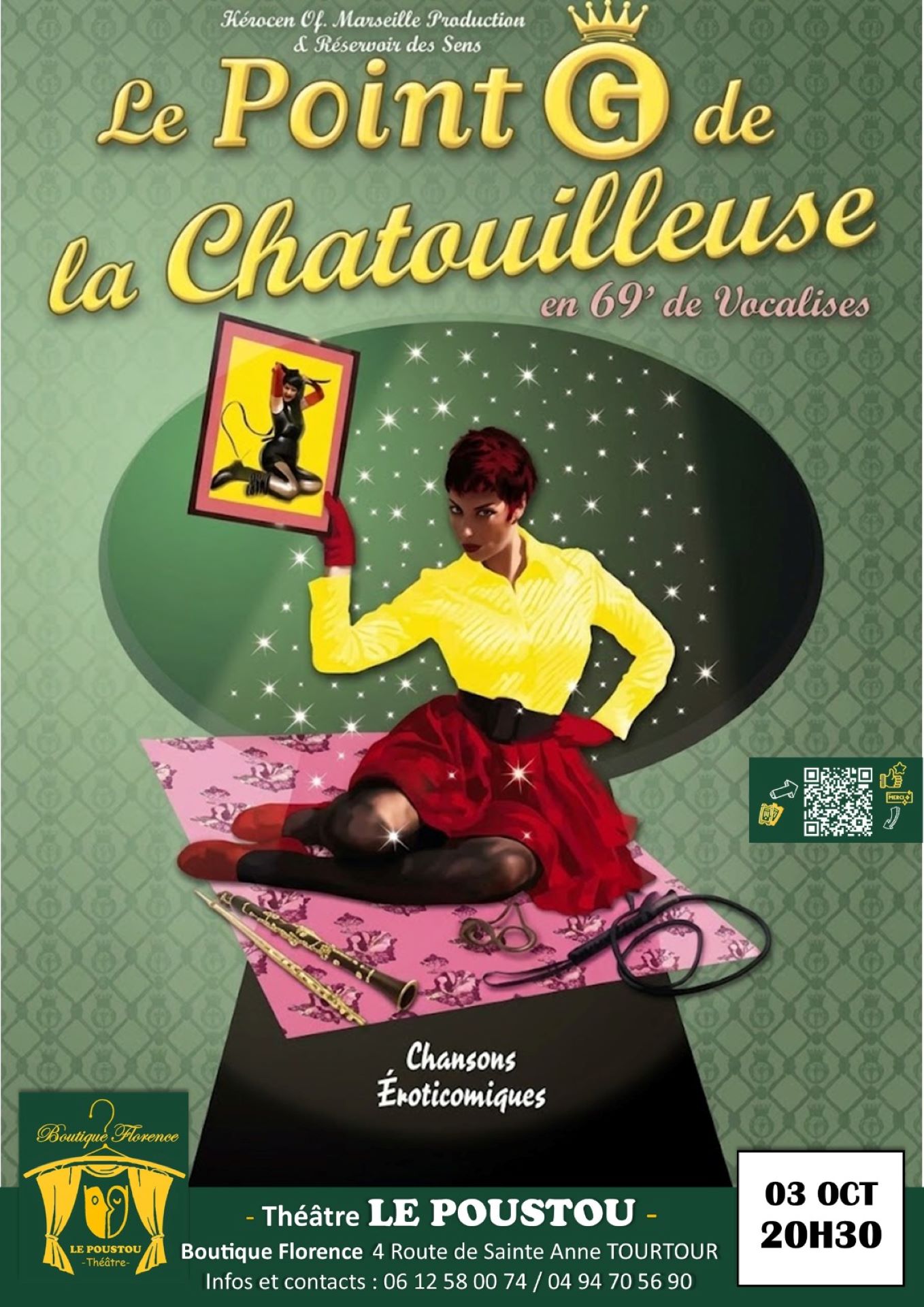 Affiche - Théâtre - Le Poustou - Tourtour