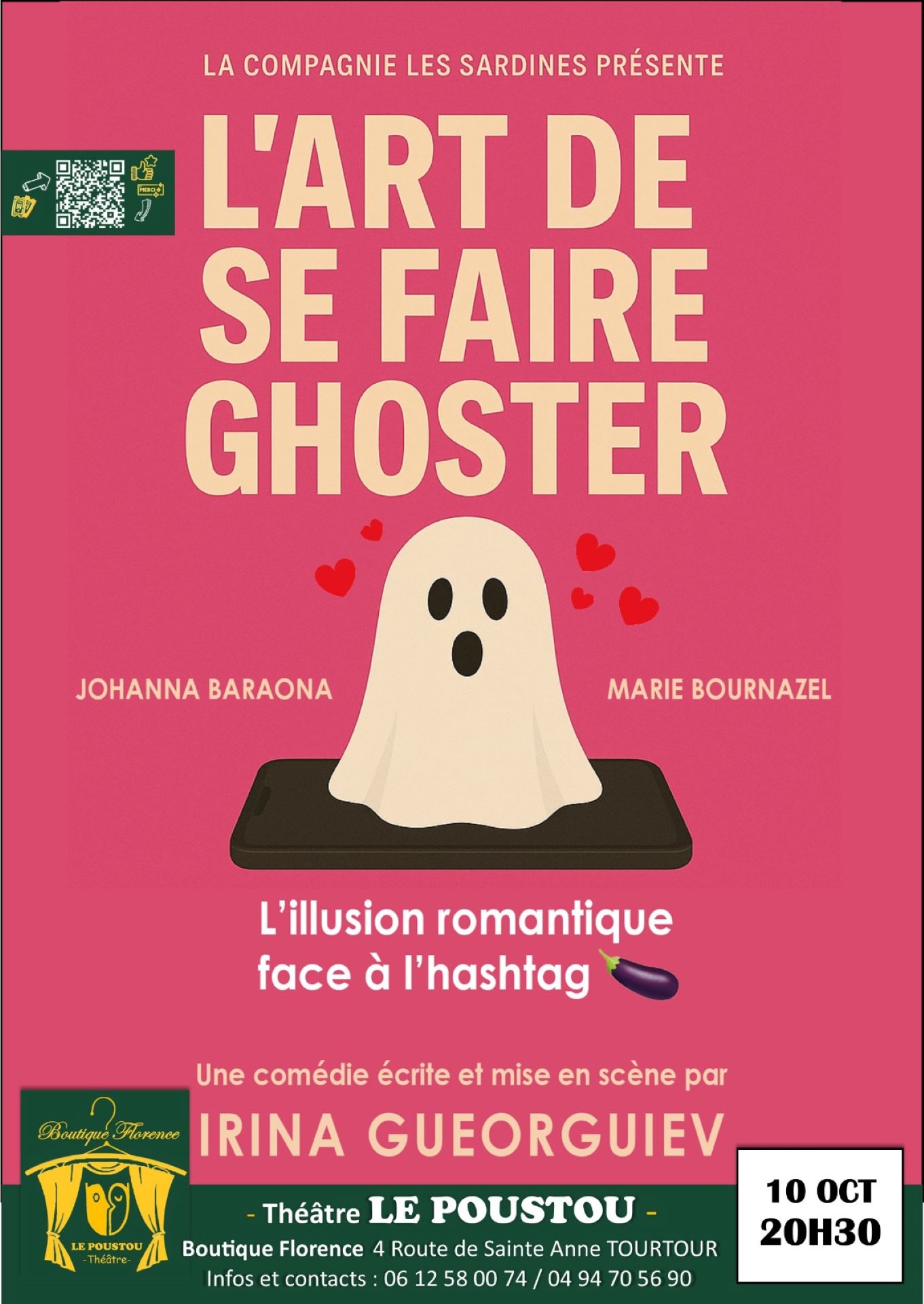 Affiche - Théâtre - Le Poustou - Tourtour