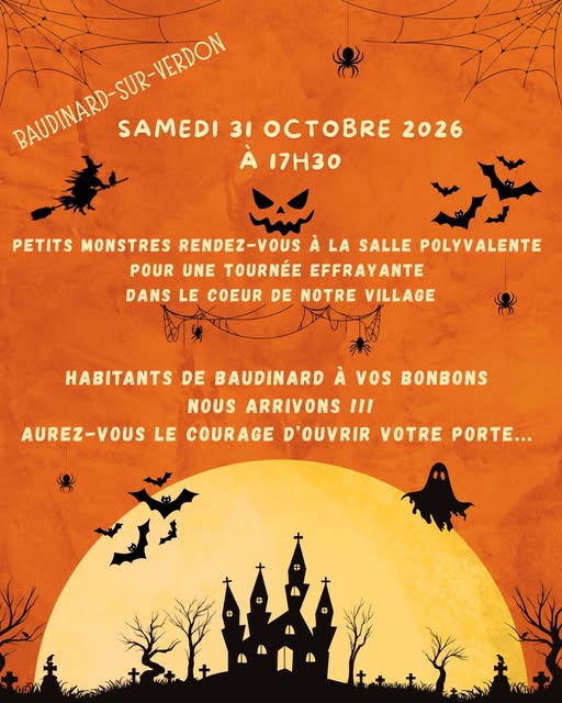Affiche - Soirée halloween