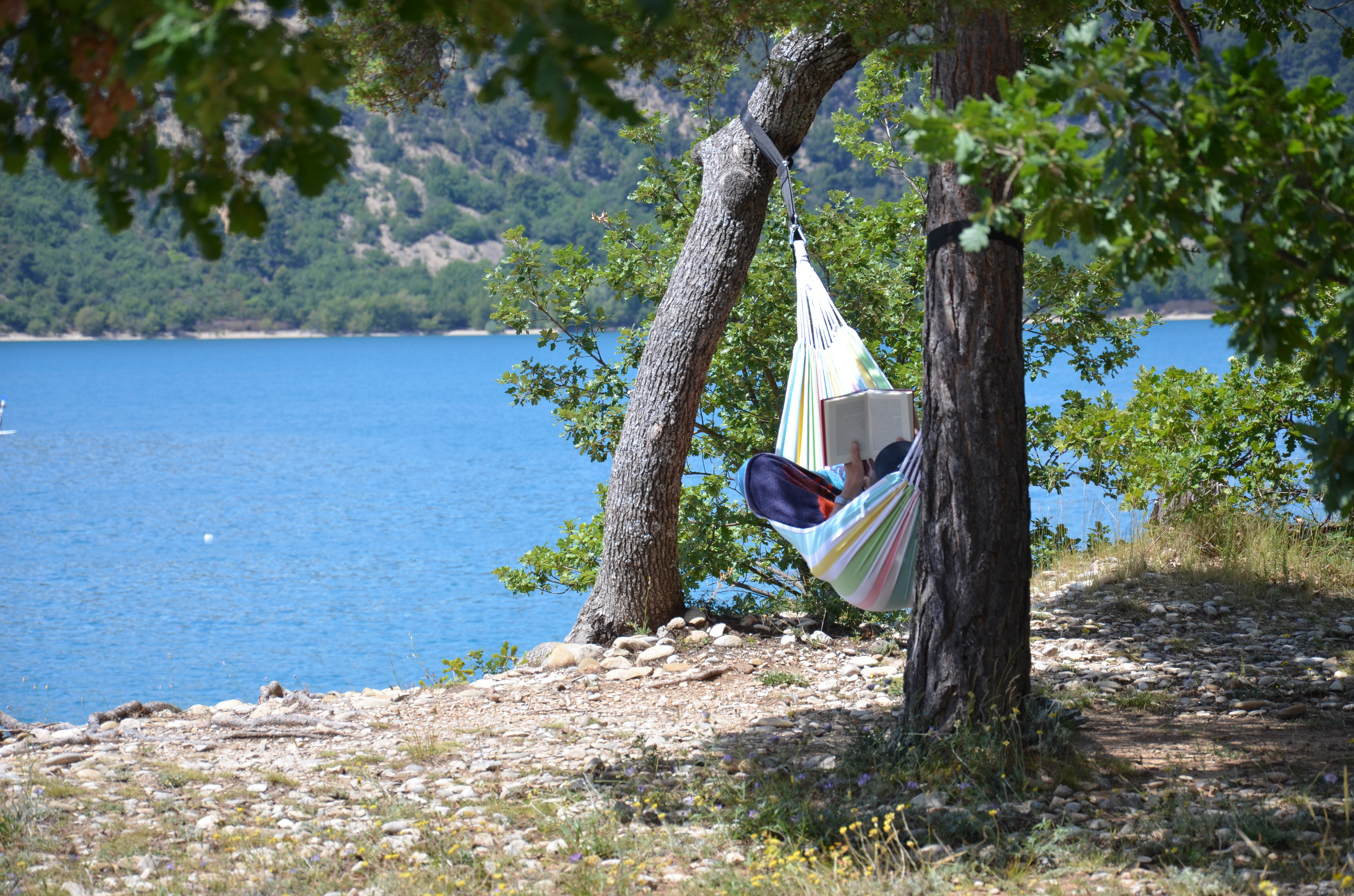 Vue Lac de Sainte Croix - Camping la Source