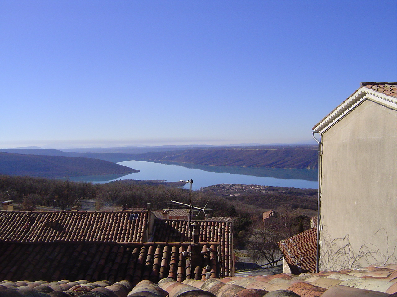 Vue sur le lac de Sainte-Croix - Le Buis