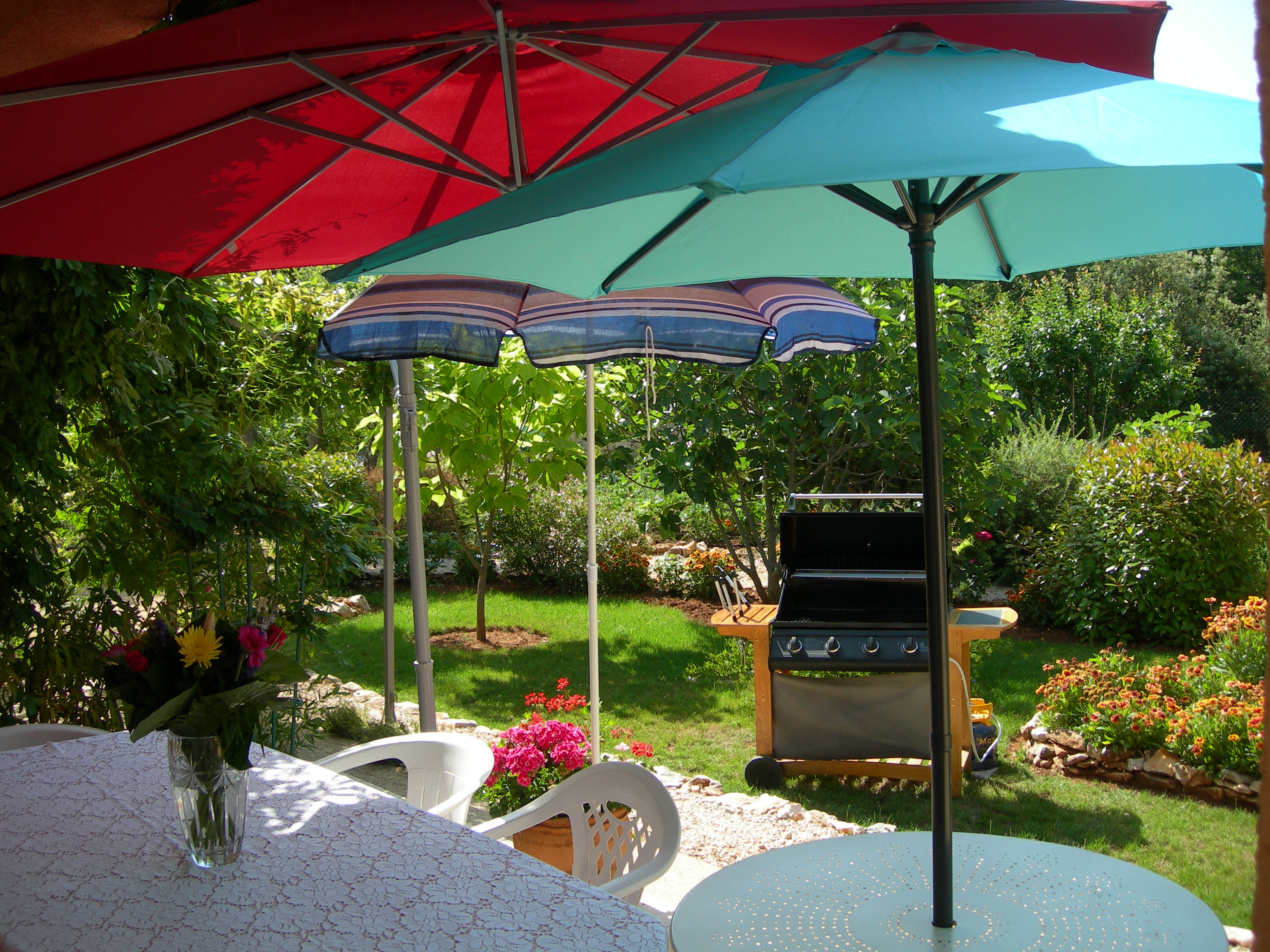 Jardin terrasse - Les Tamaris Chambres d'hôtes