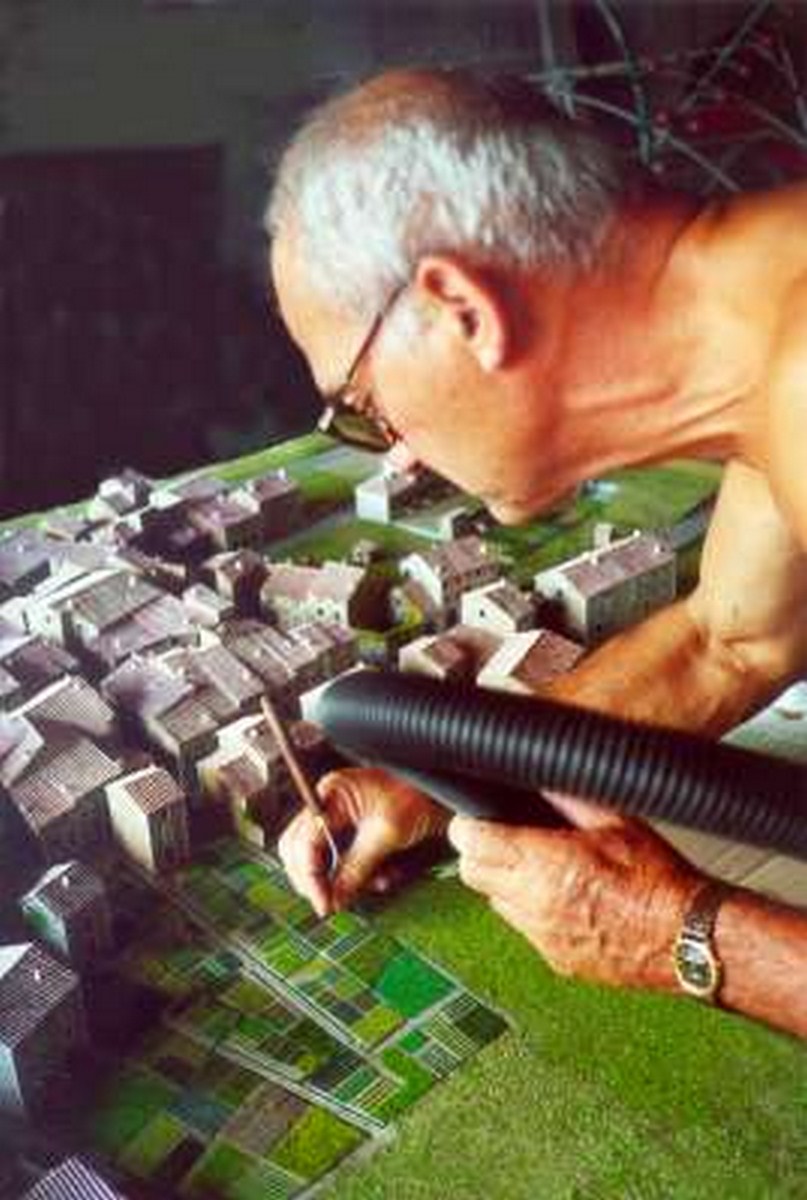 Conception de la maquette du village - Exposition