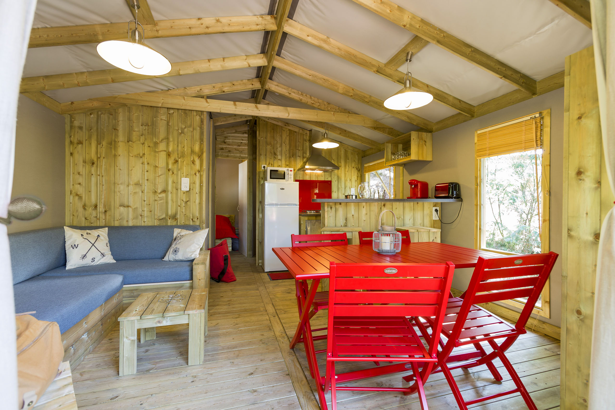 Eco-lodge - intérieur - Les Restanques